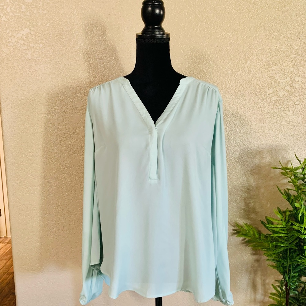Torrid aqua mint long sleeve
